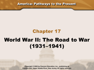 American History Chap 17- WWII