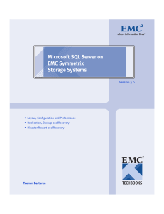 Microsoft SQL Server on EMC Symmetrix Storage Systems