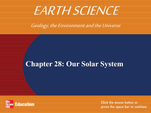SECTION28.1 Formation of the Solar System
