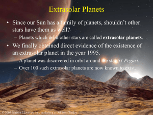 Extrasolarplanets