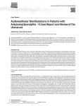 Audiovestibular Manifestations in Patients with Ankylosing Spondylitis