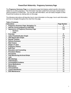 Pregnancy Summary Detailed