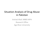 Situation Analysis of Drug Abuse in Pakistan