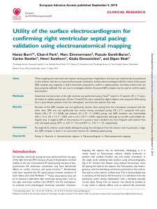 Utility of the surface electrocardiogram for confirming right
