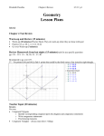 Chap 4 Test Review Lesson Plan - epawelka-math