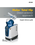 Mako™ Total Hip Direct anterior approach