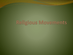 Religious Movements