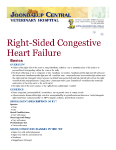Right-Sided Congestive Heart Failure