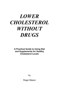 Cholesterol - YoungAgain.org!