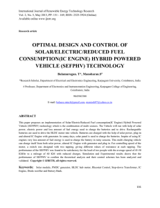 International Journal of Renewable Energy Technology Research