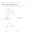 ExamView - geometry review for final chapters 5 and 6 .tst