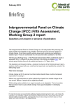 Advance briefing: IPCC report on climate impacts