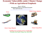 Topic 3: Economic Vulnerability under Climate Change