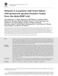 Galectin-3 in patients with heart failure with preserved ejection