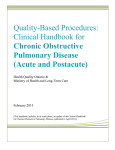 Clinical Handbook for Chronic Obstructive Pulmonary Disease