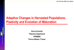 Fisheries-induced evolution of maturation reaction norms