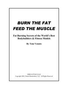 Burn the Fat, Feed the Muscle