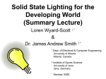 Summary Lecture - IEEE Real World Engineering Projects