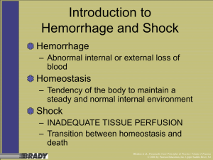 Shock and Hemorrhage - Madison County Emergency Medical District