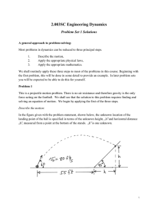 Problem Set 1 Solutions