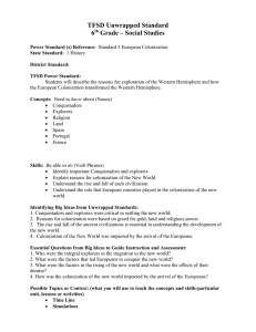 TFSD Unwrapped Standard 3rd Math Algebra sample