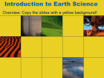 Introduction to Earth Science