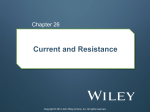 Current and Resistance