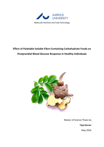 Effect of Palatable Soluble Fibre-Containing