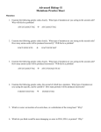 Mutations Practice Sheet