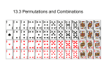 13.3 Permutations and Combinations