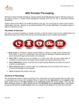 AED pre read Handout