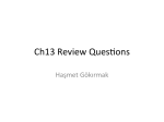 Ch13 Review Ques ons