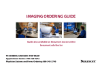 imaging ordering guide - Beaumont Health System