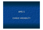 chance variability