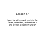 Lesson #7