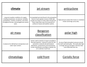 Climate Cards Activity