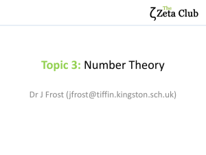 a, b - Dr Frost Maths