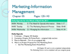 Marketing-Information Management - S-EMarketing