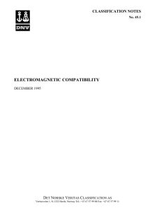 Class Notes 45.1: Electromagnetic Compatibility