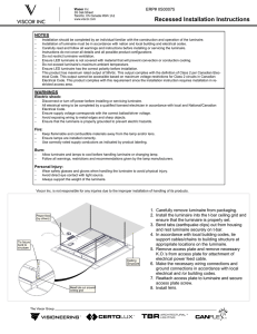 LED Recessed Installation