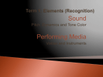 Sound Performing Media