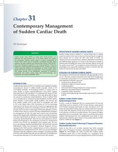 Contemporary Management of Sudden Cardiac Death
