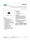 Enhanced five-channel PMOS load switches