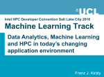 Data analytics, Machine Learning and HPC in Today`s Changing