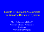 Geriatric Review of Systems