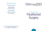 Parathyroid Surgery - North Hampshire ENT