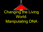Changing the Living World