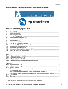 Guide to Understanding ITP