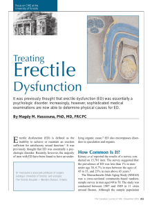 Treating Erectile Dysfunction - STA HealthCare Communications