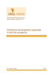Enterprise Development Unpacked a tool for prosperity by Ingrid